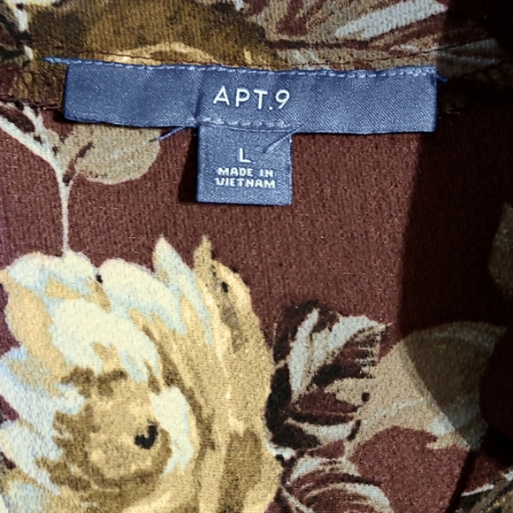 Marigold Burgundy Blouse - Picture 5 of 7